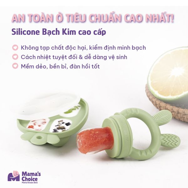 Chất liệu silicone Túi nhai an toàn tuyệt đối