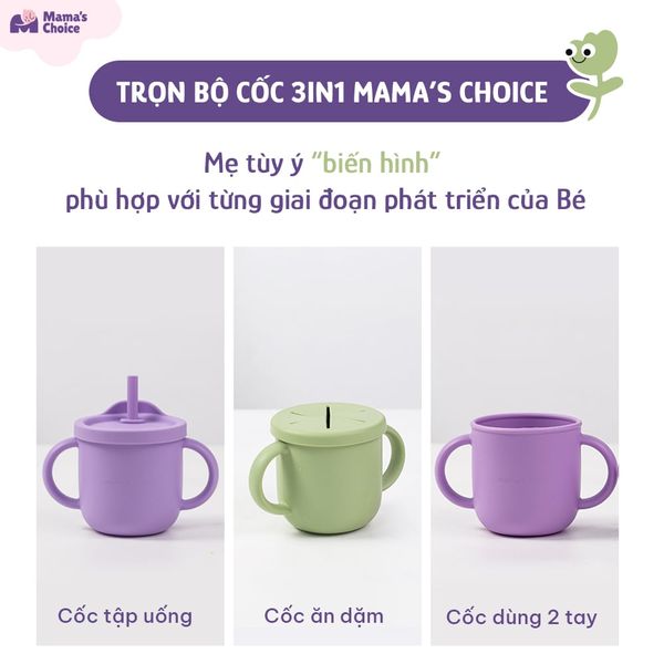 Cốc tập uống mẹ tùy ý “biến hình”