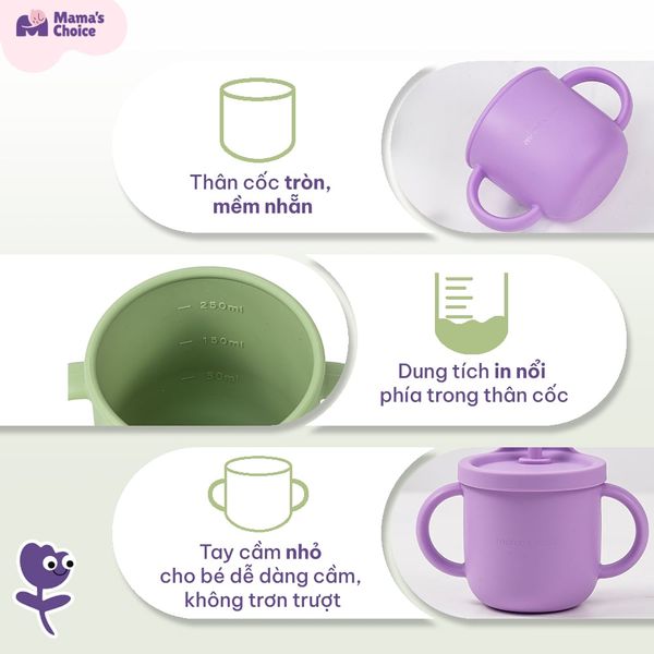 Cốc tập uống thiết kế thân thiên với bé