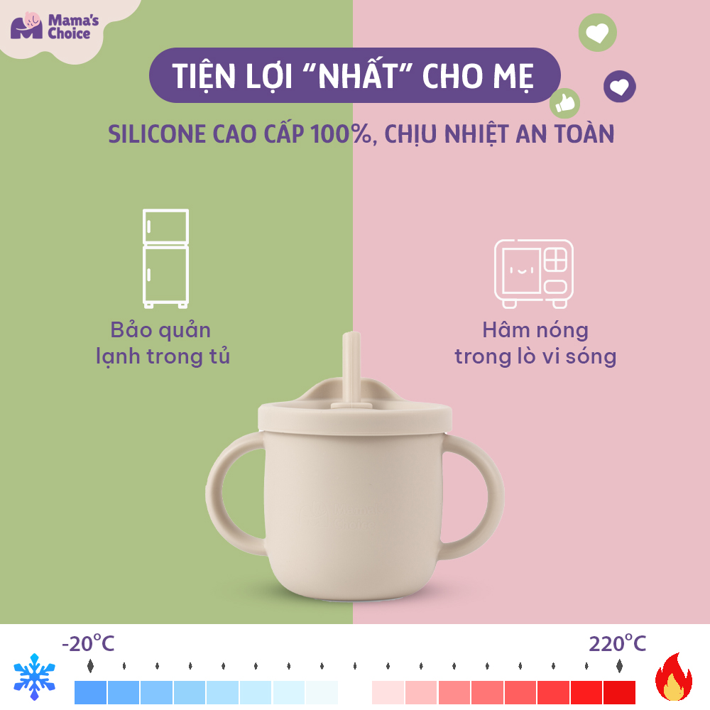 Cốc tập uống tiện lợi nhất cho Mẹ