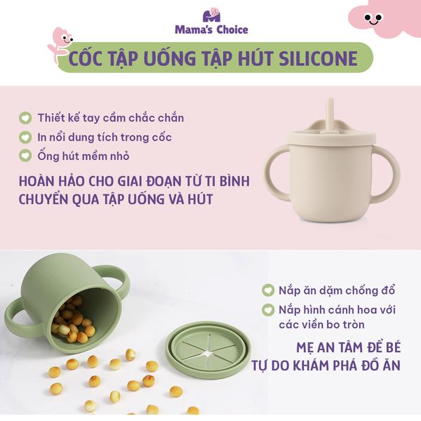 Cốc tập uống tinh tế từng chi tiết