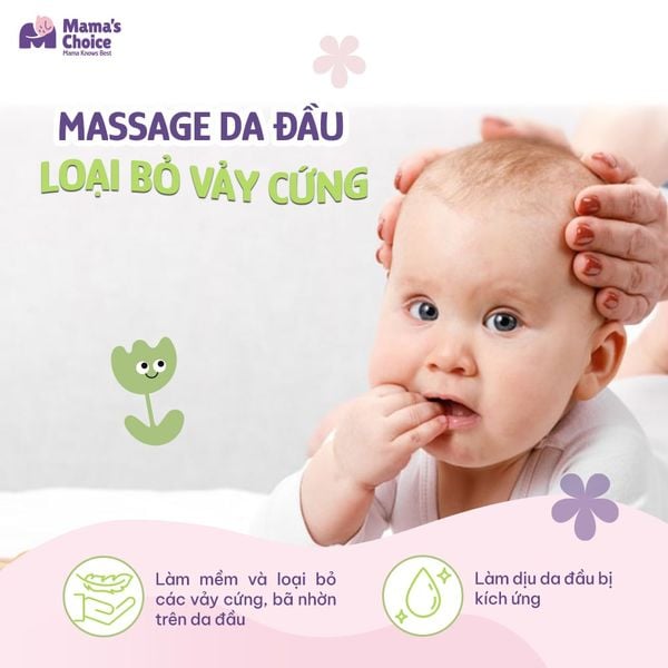 Dầu dừa massage đầu loại bỏ vảy cứng