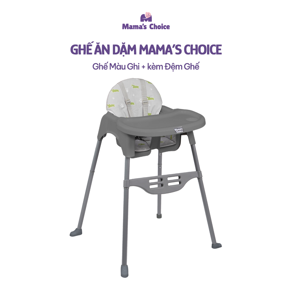Ghế ăn dặm m&agrave;u ghi