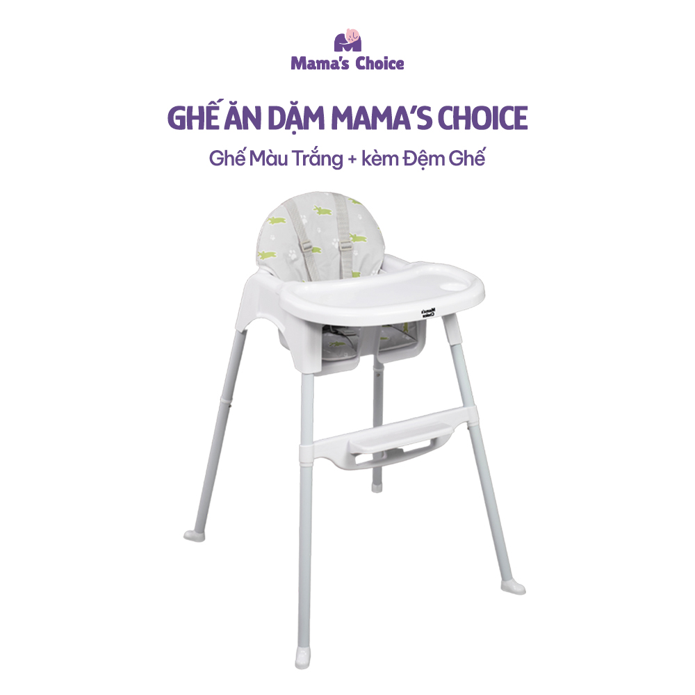 Ghế ăn dặm m&agrave;u trắng