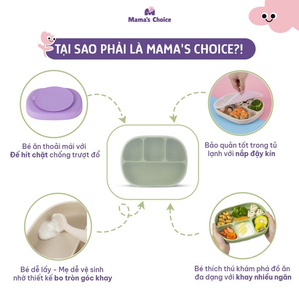 Tại sao phải là Khay ăn dặm Mama’s Choice
