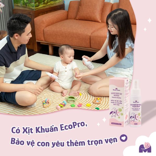 Xịt khử khuẩn Ecopro bảo vệ bé yêu