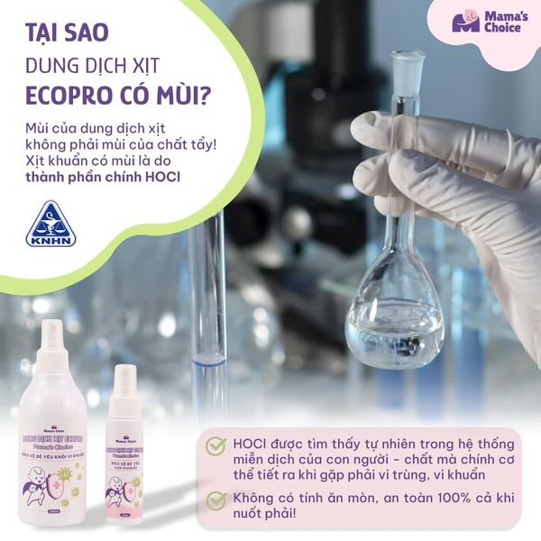 Xịt khử khuẩn Ecopro Mama’s Choice