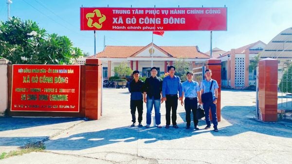 NGHIỆM THU HỆ THỐNG LOA PHÁT THANH THÔNG MINH TẠI XÃ GÒ CÔNG ĐÔNG