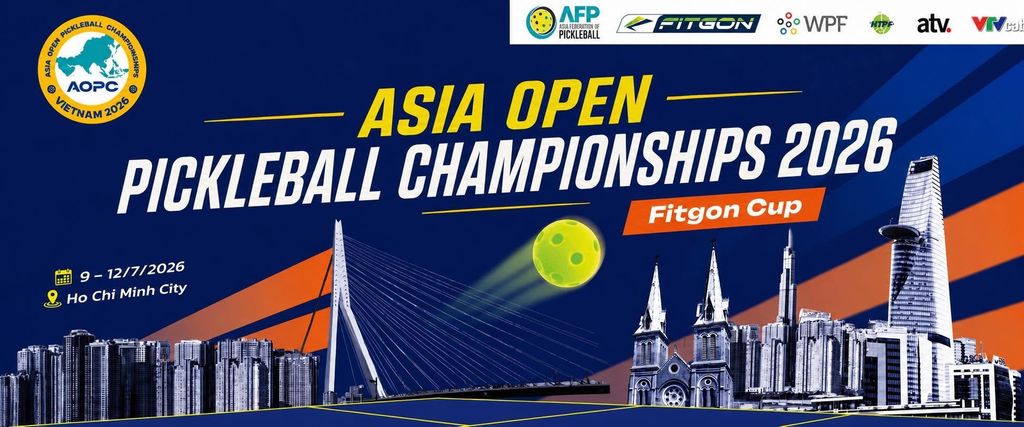 CÁCH ĐĂNG KÝ GIẢI PICKLEBALL MỞ RỘNG CHÂU Á TRANH CÚP FITGON (AOPC 2026)