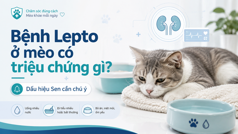 Bệnh Lepto ở mèo có triệu chứng gì? Dấu hiệu cần biết