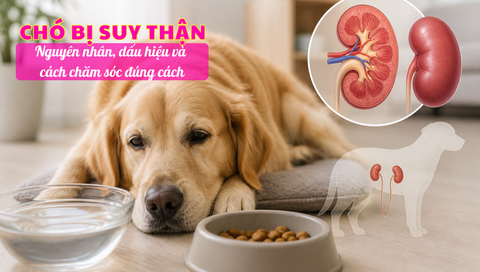 Chó bị suy thận: Dấu hiệu, nguyên nhân và cách chăm sóc đúng cách