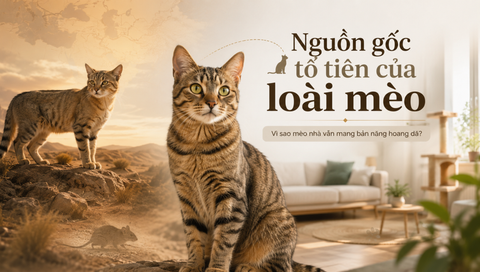 Nguồn gốc tổ tiên của loài mèo: Vì sao mèo nhà vẫn mang bản năng hoang dã?
