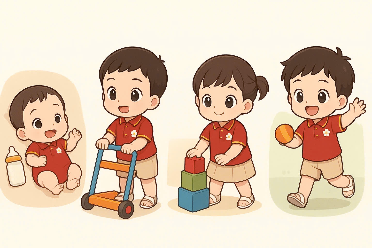 CÁC MỐC PHÁT TRIỂN CỦA TRẺ