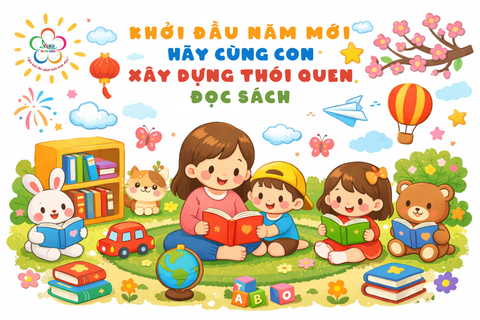 XÂY DỰNG THÓI QUEN ĐỌC SÁCH CÙNG CON