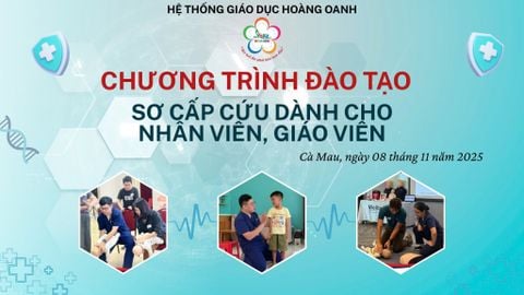 LỚP ĐÀO TẠO SƠ CẤP CỨU – KỸ NĂNG NHỎ CHO HÀNH TRÌNH LỚN CỦA HOÀNG OANH