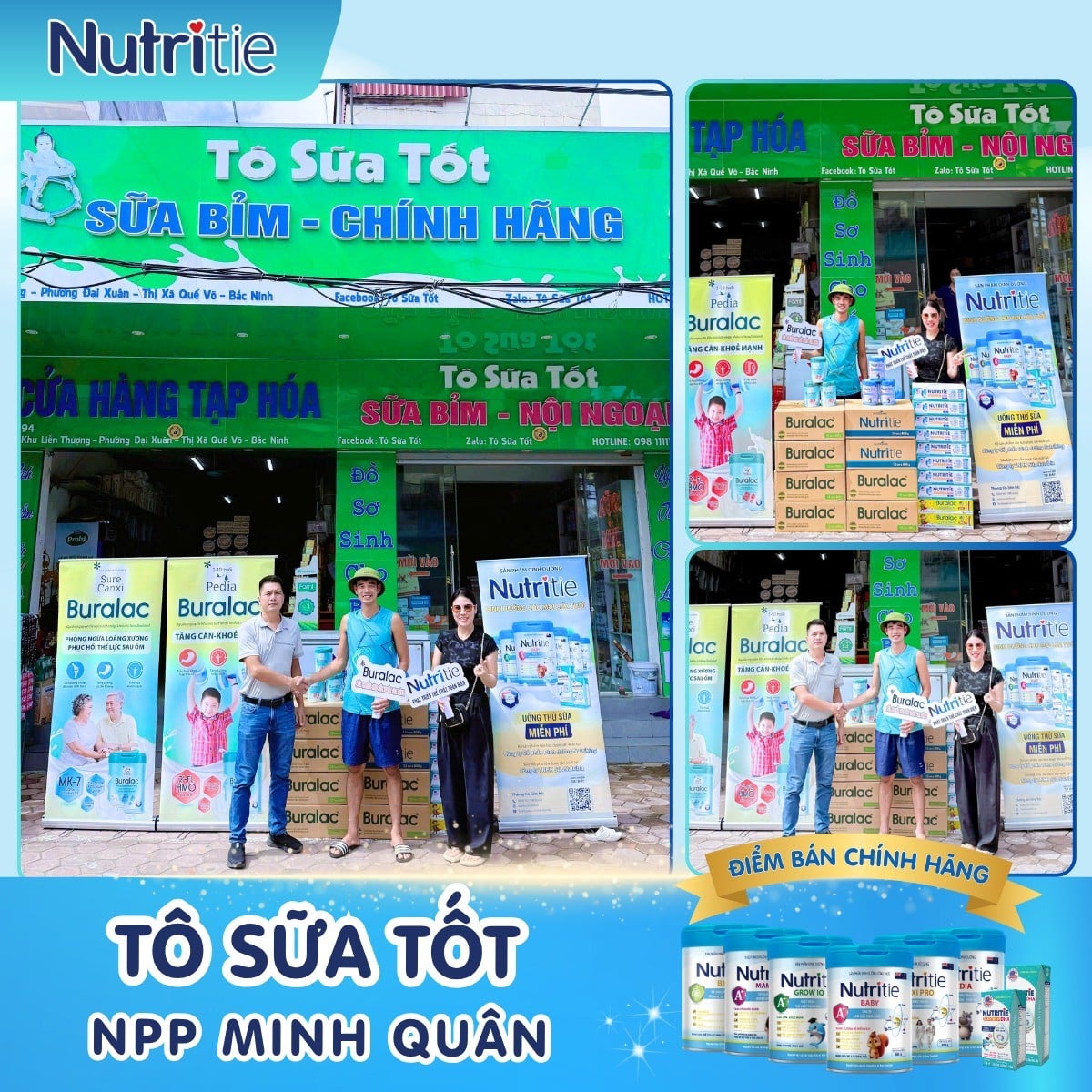 TÔ SỮA TỐT – ĐỊA CHỈ MUA NUTRITIE CHÍNH HÃNG UY TÍN TẠI QUẾ VÕ, BẮC NINH