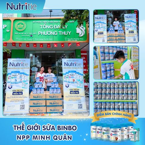 THẾ GIỚI SỮA BINBO – SHOP PHÂN PHỐI NUTRITIE CHÍNH HÃNG CHO MẸ YÊN TÂM Ở BẮC NINH