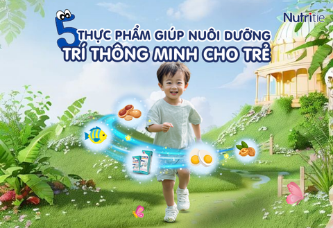 5 thực phẩm nuôi dưỡng trí thông minh cho trẻ