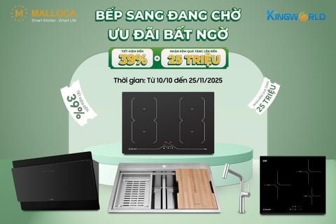 Bếp Sang Đang Chờ - Ưu Đãi Bất Ngờ Cùng KingWolrd