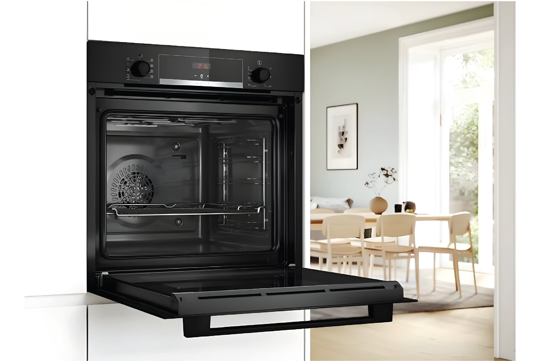 Lò nướng Bosch HBA514BB3 sở hữu công suất tối đa 3.400 W (3,4 kW)