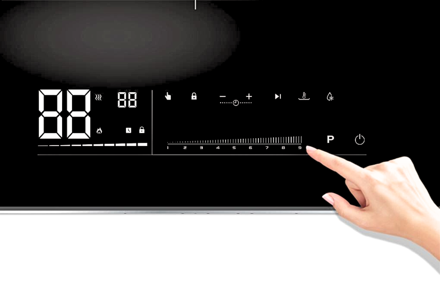 Bếp từ Hafele HC-I7323B được trang bị bảng điều khiển cảm ứng trượt (Slide Control)