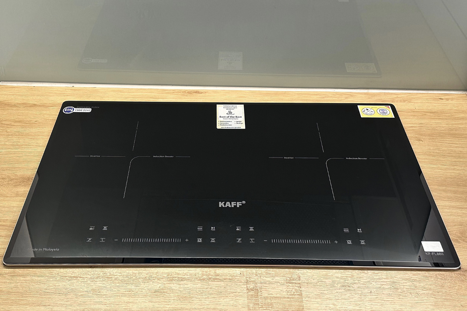 Bếp từ KAFF KF-FL88II được thiết kế lắp âm tủ hiện đại