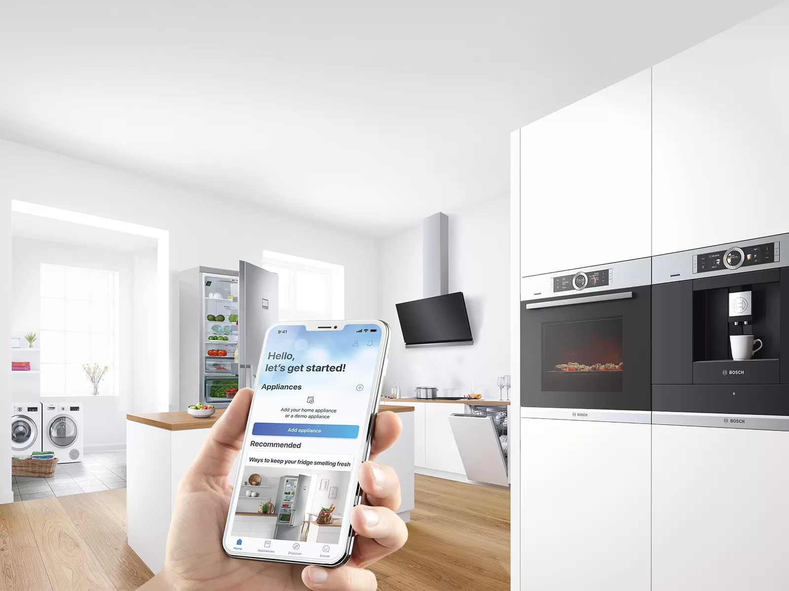 Kết Nối Từ Xa Home Connect Trên Điện Thoại