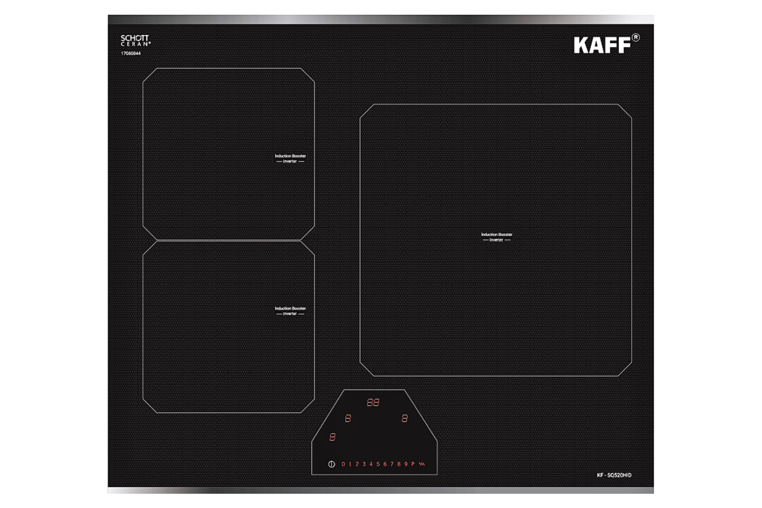 bếp từ KAFF KF-SQ520HID được trang bị nhiều công nghệ hỗ trợ thông minh