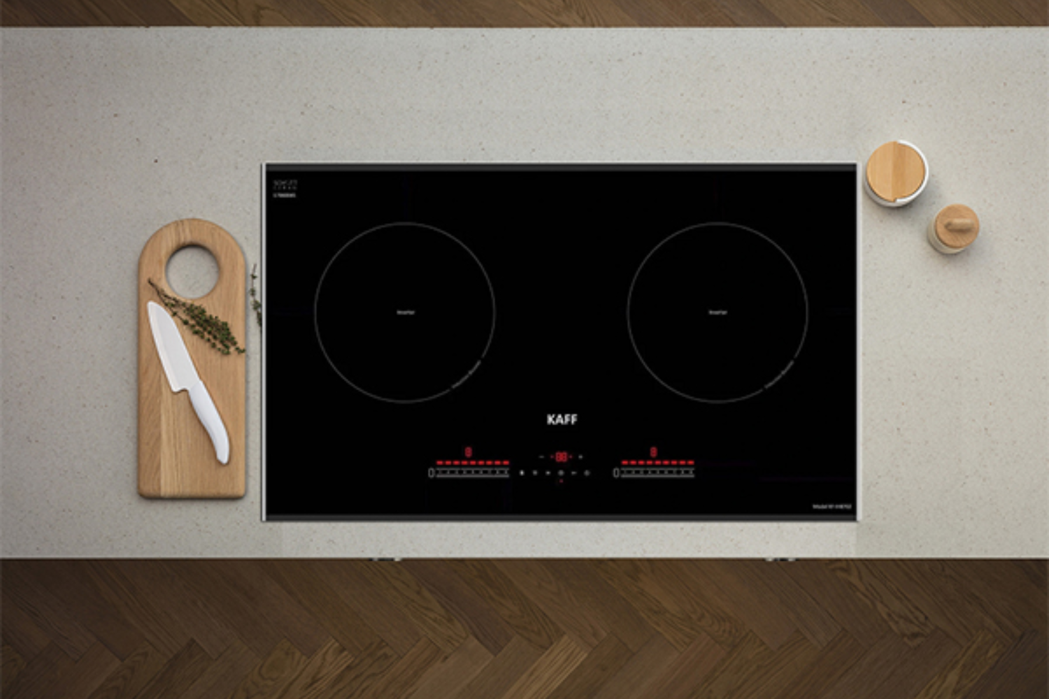 Bếp từ KAFF KF-IH870Z Plus sở hữu thiết kế lắp âm