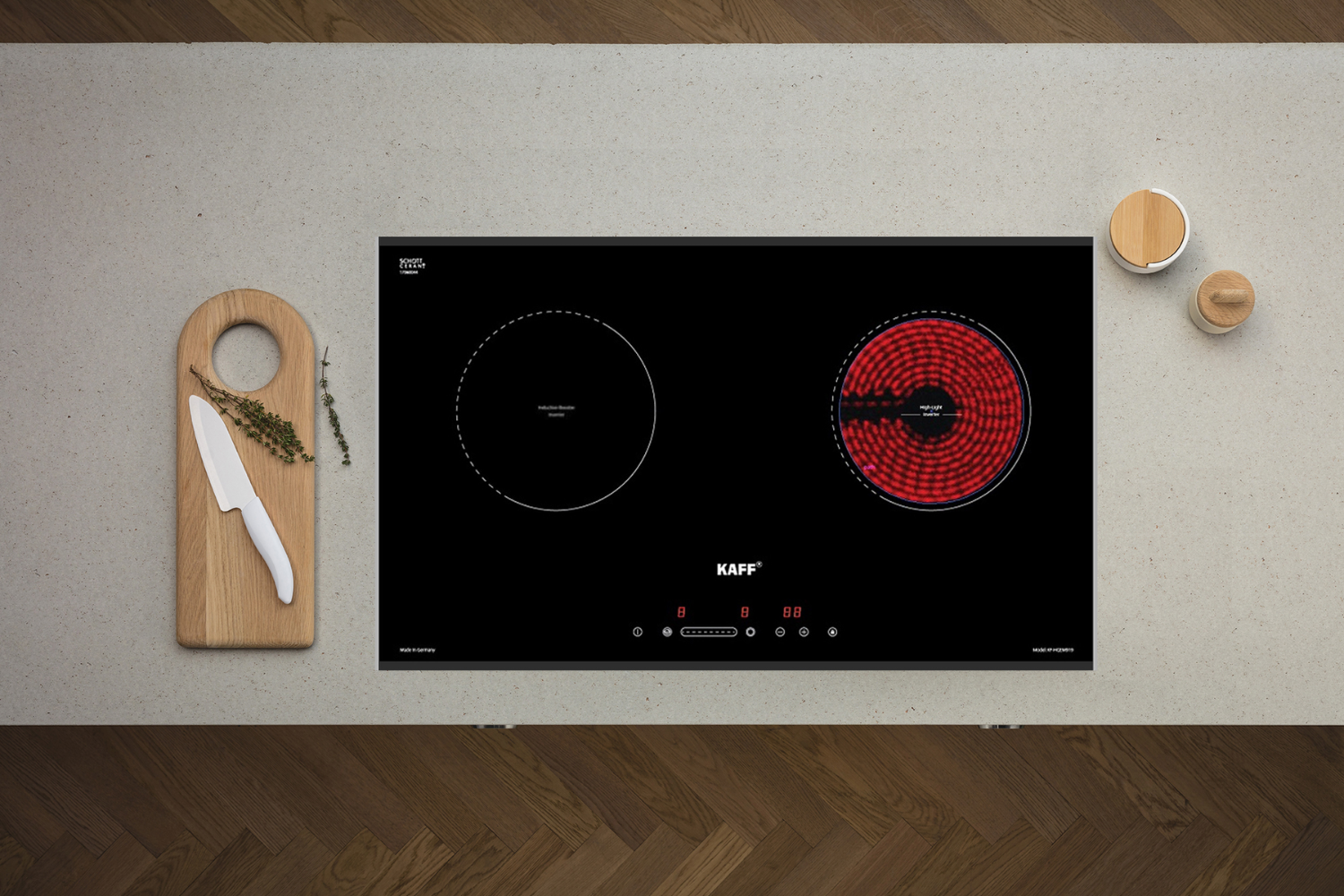 Bếp điện từ KAFF KF-EG900IH được trang bị nhiều tính năng thông minh