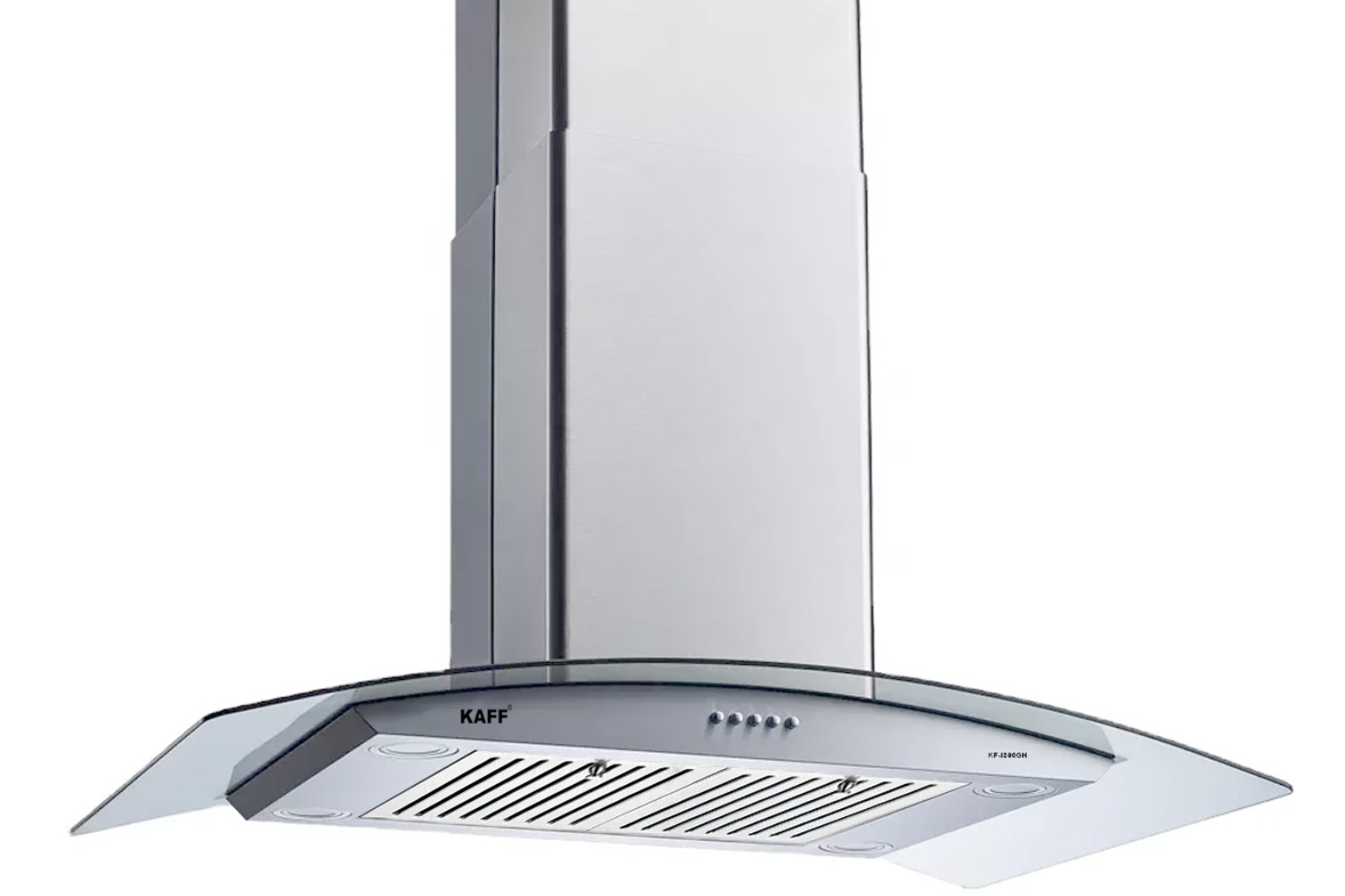 Kaff KF-IS90GH gây ấn tượng mạnh với kiểu dáng kính cong treo độc lập