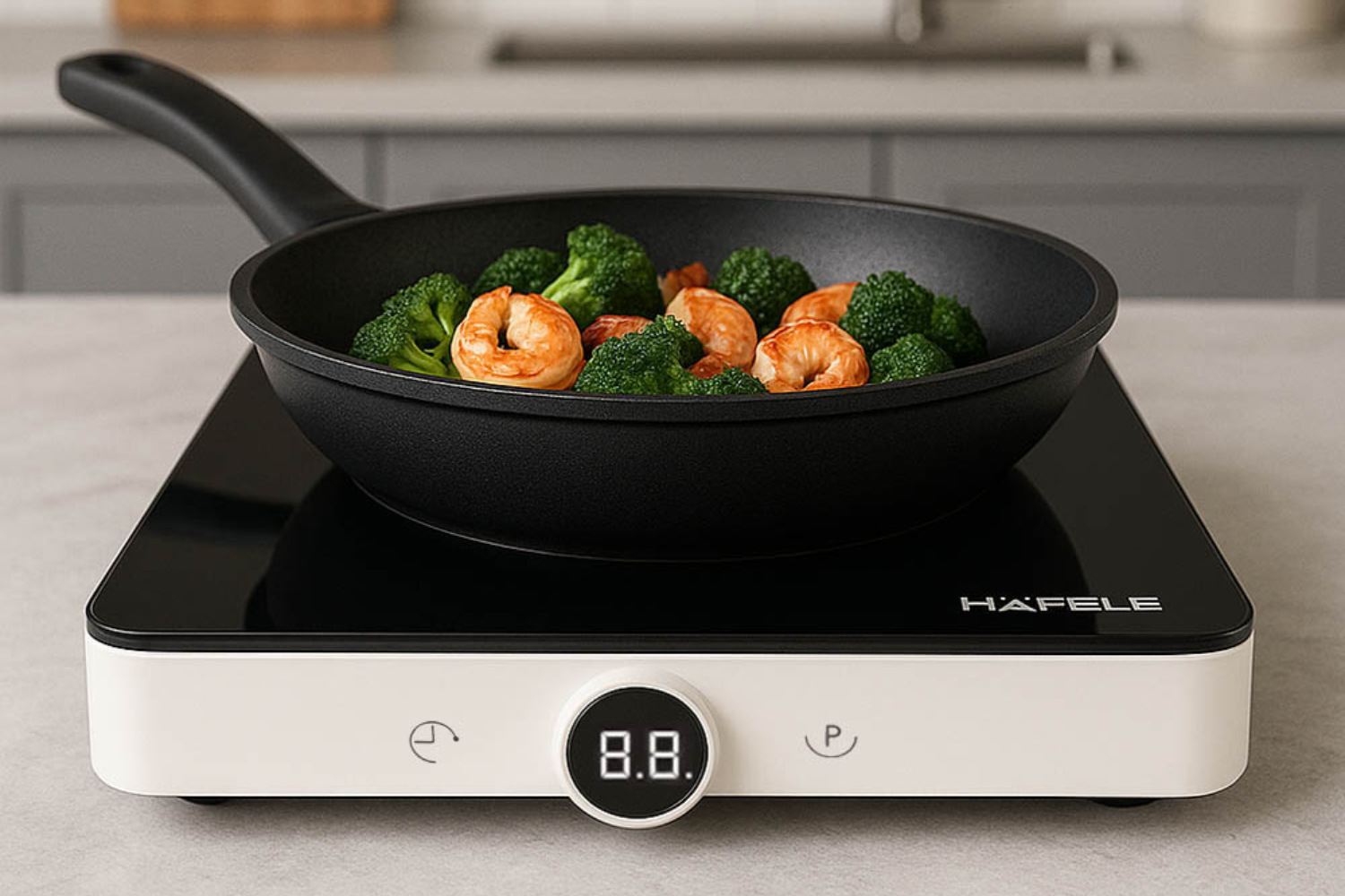 Bếp từ đơn Hafele HSI-21FW được trang bị một vùng nấu công suất 2000W