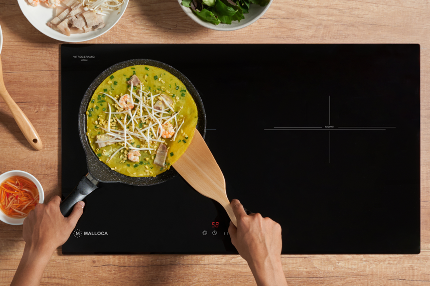 Bếp hồng ngoại Malloca MH-732 RN được trang bị các tính năng an toàn cần thiết