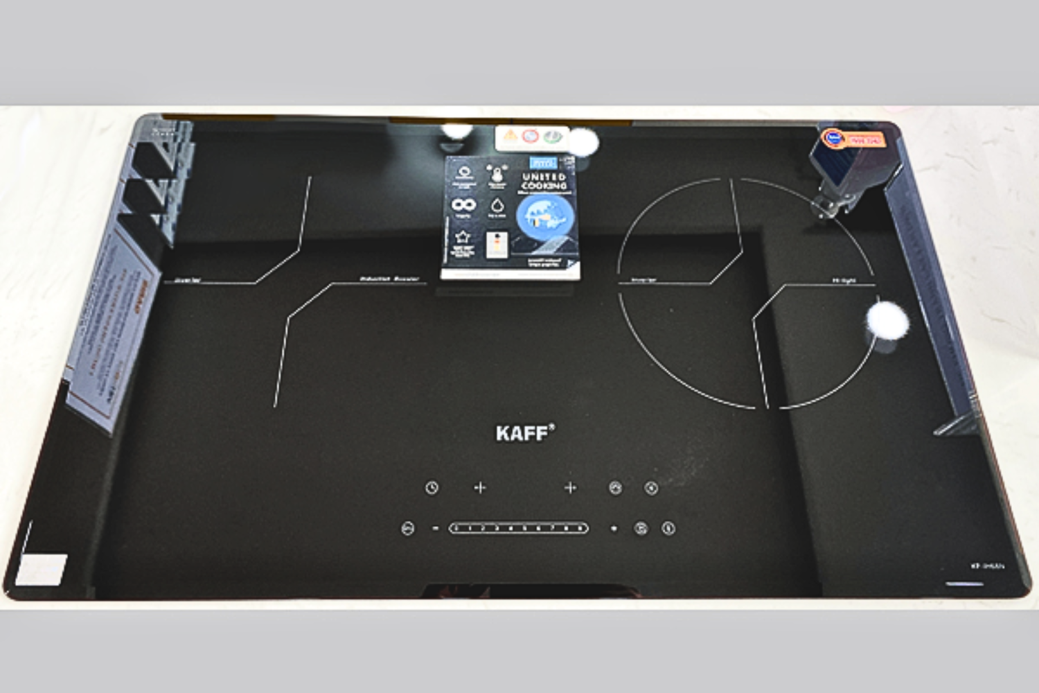 Bếp điện từ KAFF KF-IH68N sở hữu thiết kế lắp âm hiện đại