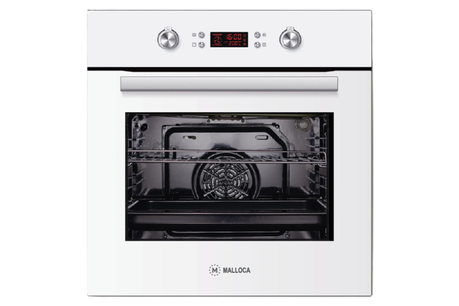 Bảng điều khiển của lò nướng Malloca MOV-65DA dễ sử dụng và chính xác