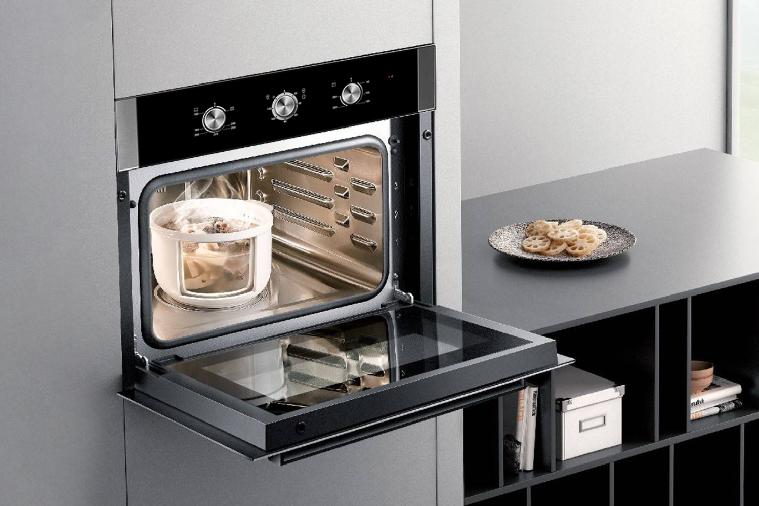 Lò nướng Eurosun EOV65ME là dòng lò nướng đối lưu lắp âm