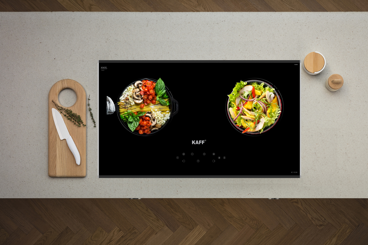 KAFF KF-FL109 sở hữu kiểu dáng lắp âm tiêu chuẩn châu Âu