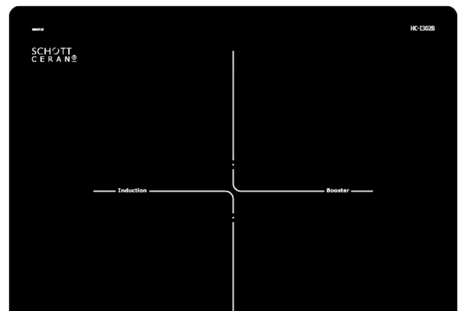 Bếp từ đôi Häfele HC-I302B sử dụng mặt kính gốm thủy tinh Schott Ceran