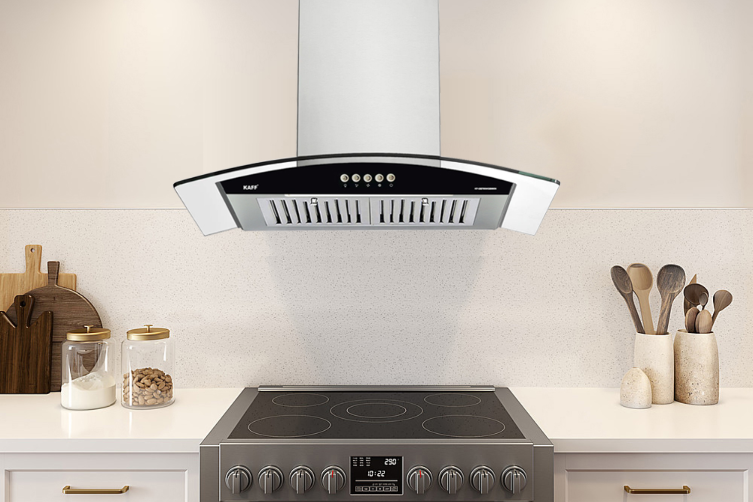 Kaff KF-GB985N hút mùi cực khỏe, loại bỏ nhanh chóng khói