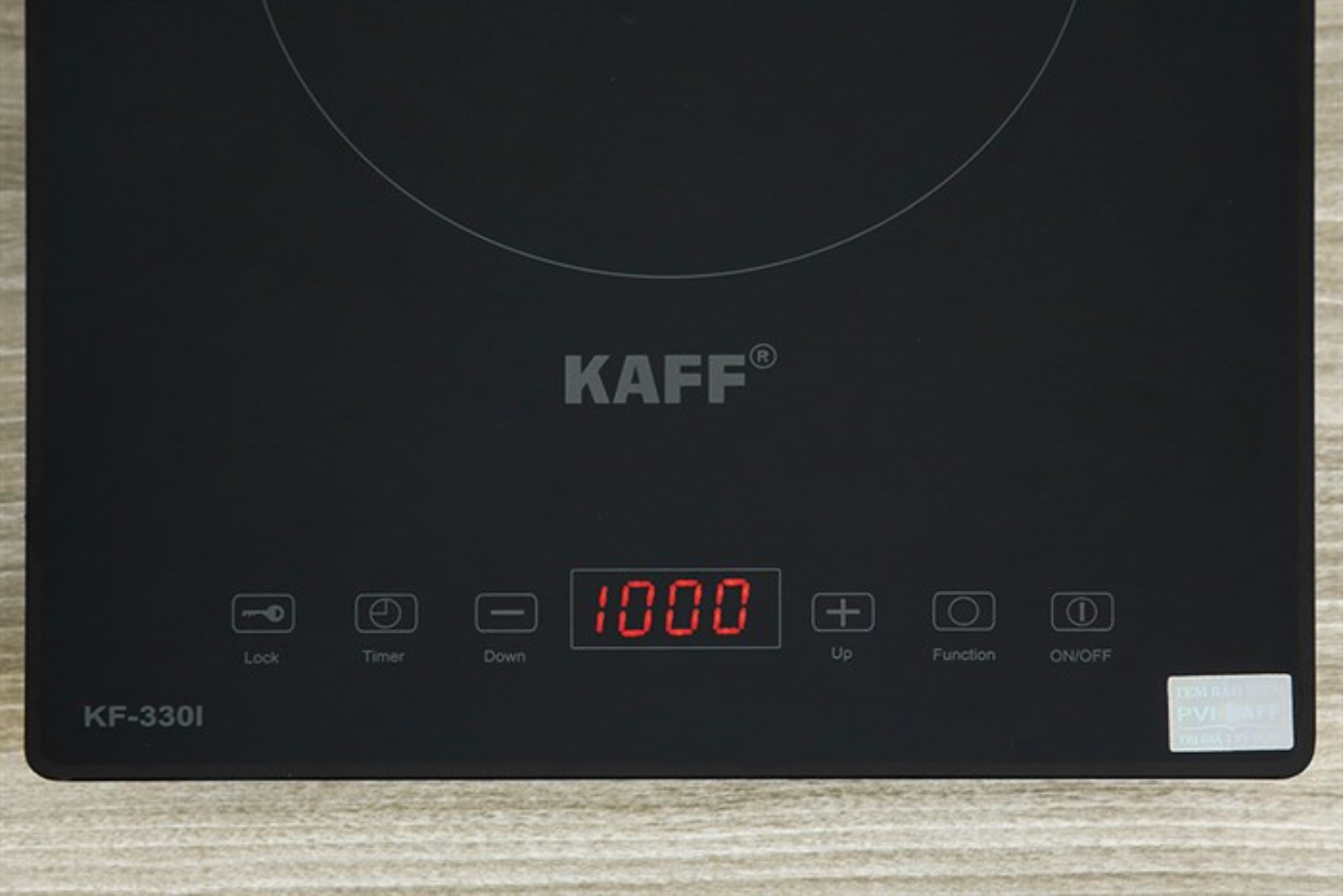 Bếp từ đơn KAFF KF-330I sử dụng giao diện điều khiển&nbsp;cảm ứng