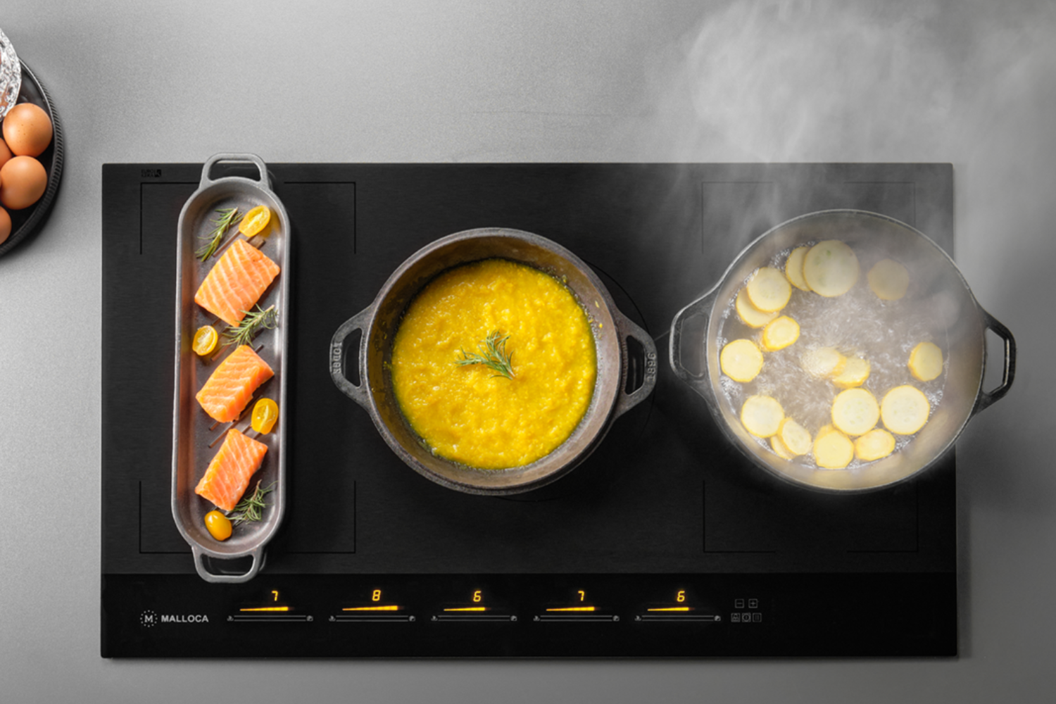 Bếp từ&nbsp;Malloca Skylux MH-885 thuộc dòng bếp có kích thước 