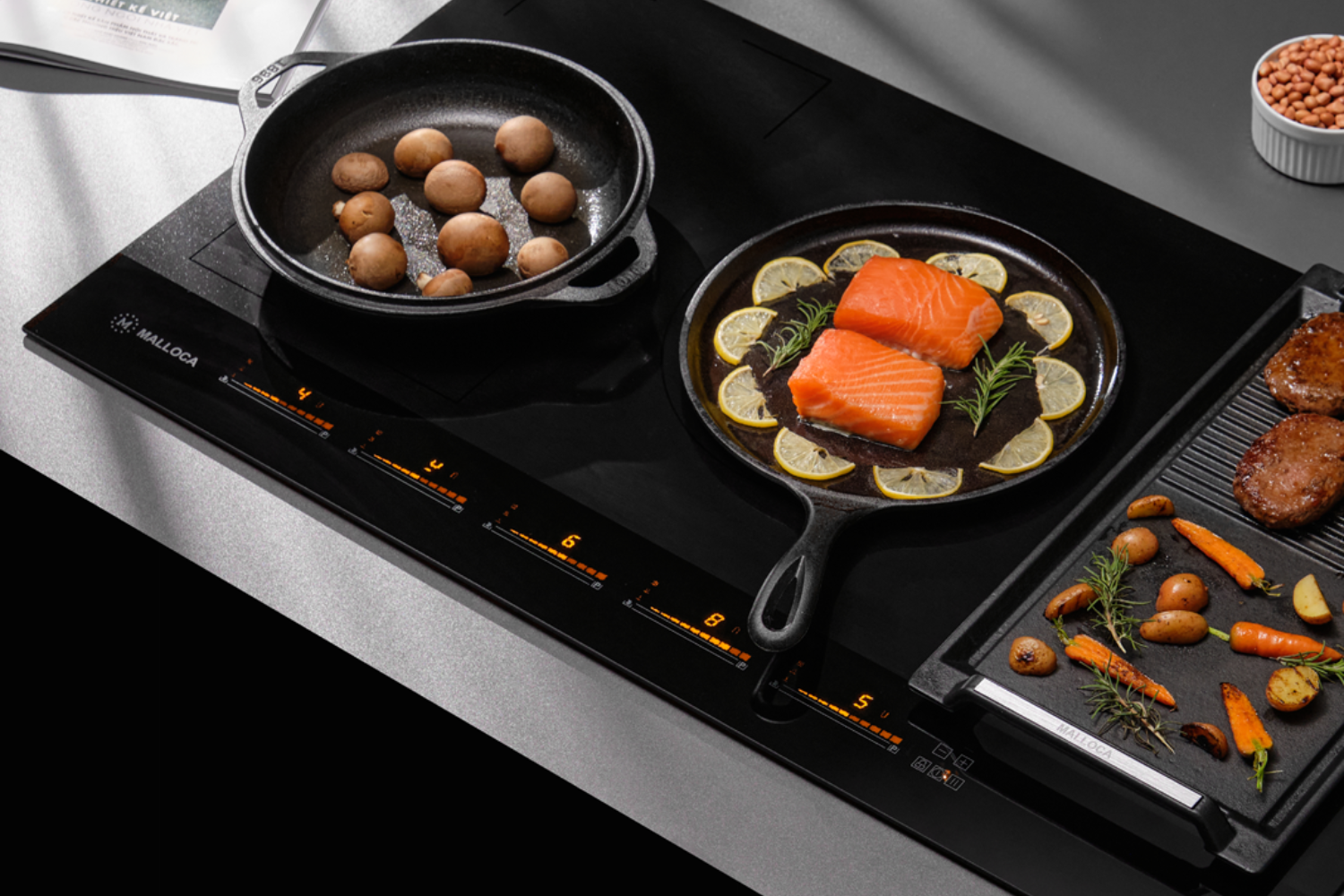 Malloca Skylux MH-885 thuộc nhóm bếp từ công suất cao