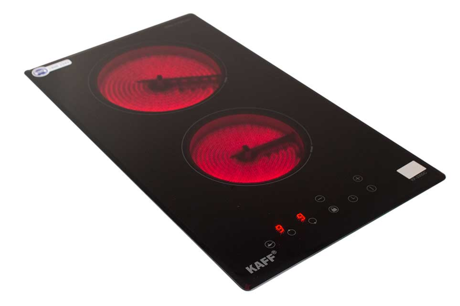 Bếp hồng ngoại đôi KAFF KF-330DC được thiết kế theo chuẩn Domino