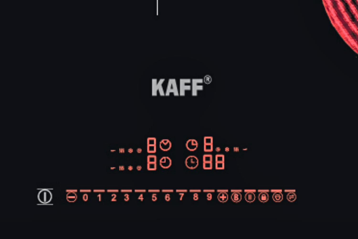 Bếp từ hồng ngoại KAFF KF-IC79H New Plus được trang bị bảng điều khiển cảm ứng