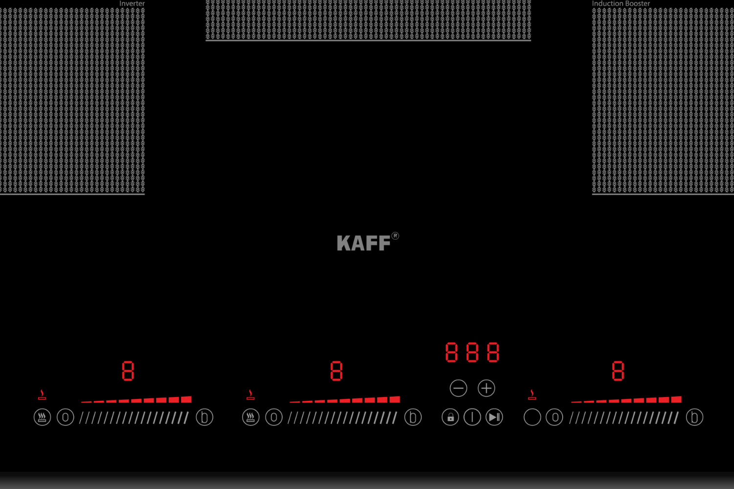 Bếp từ KAFF KF-IH6003II được trang bị hệ thống điều khiển cảm ứng trượt
