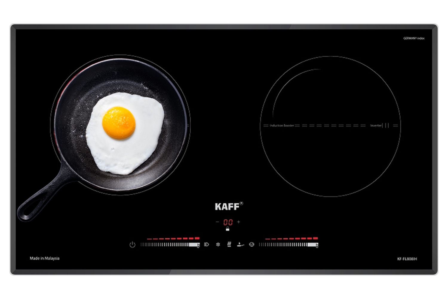 Bếp điện từ KAFF KF-FL808IH New sở hữu tổng công suất 4.4 kW