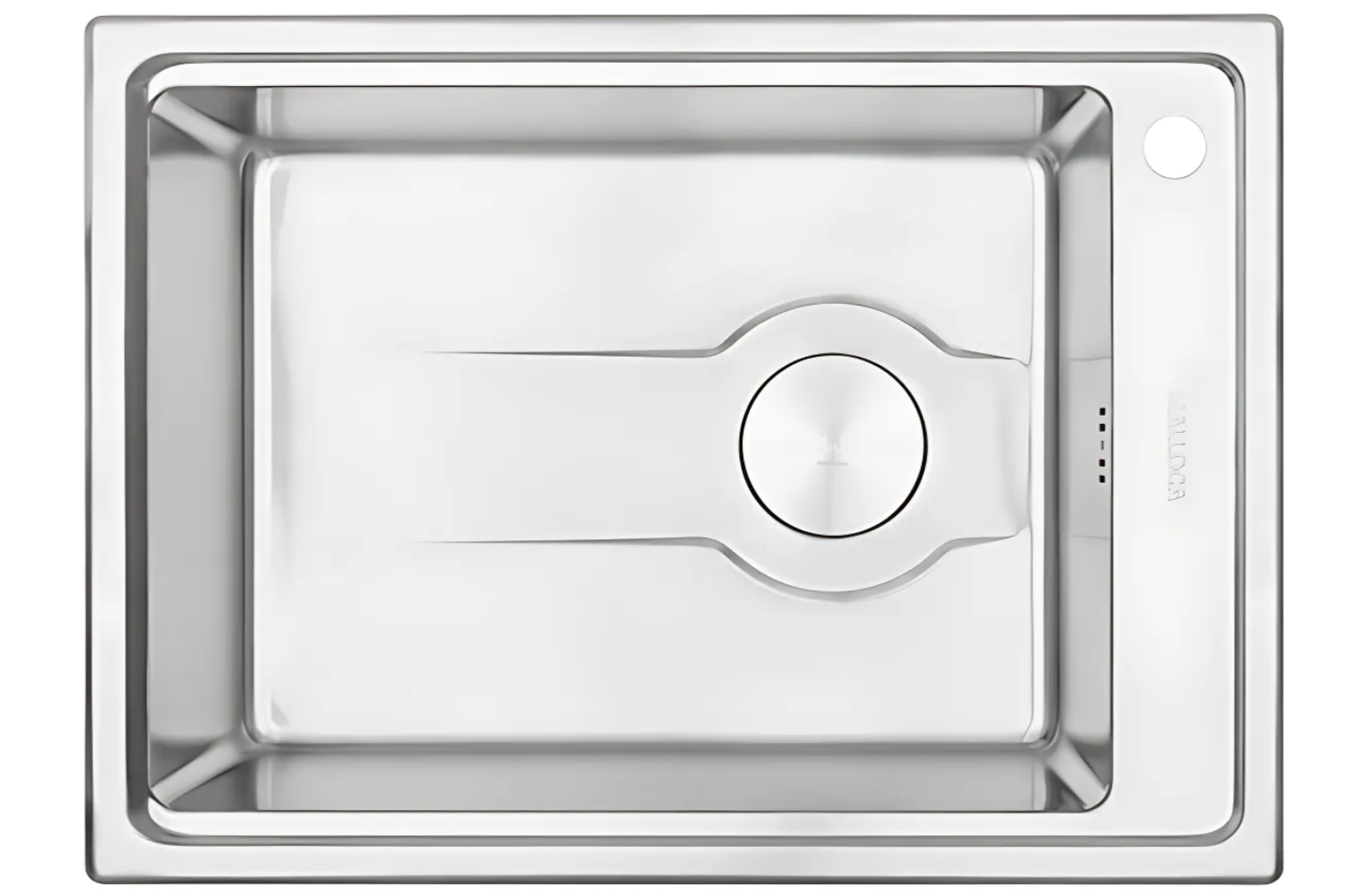 bồn rửa bát MS 5066W là phần đáy được dập nổi định hình tinh xảo giúp chống đọng nước