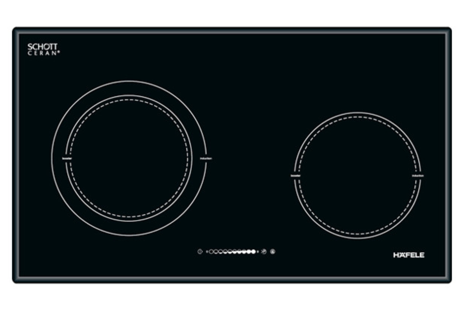 Bếp từ HC-I772A được trang bị bảng điều khiển cảm ứng trượt (Slider)