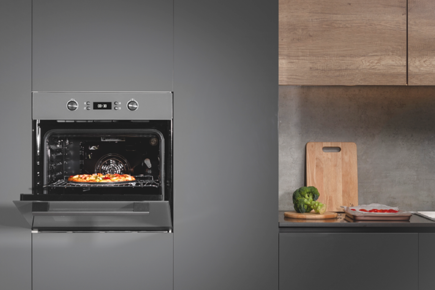 Lò nướng Malloca MOV-659 PGR sở hữu tổng công suất 3000W (3.0 kW)