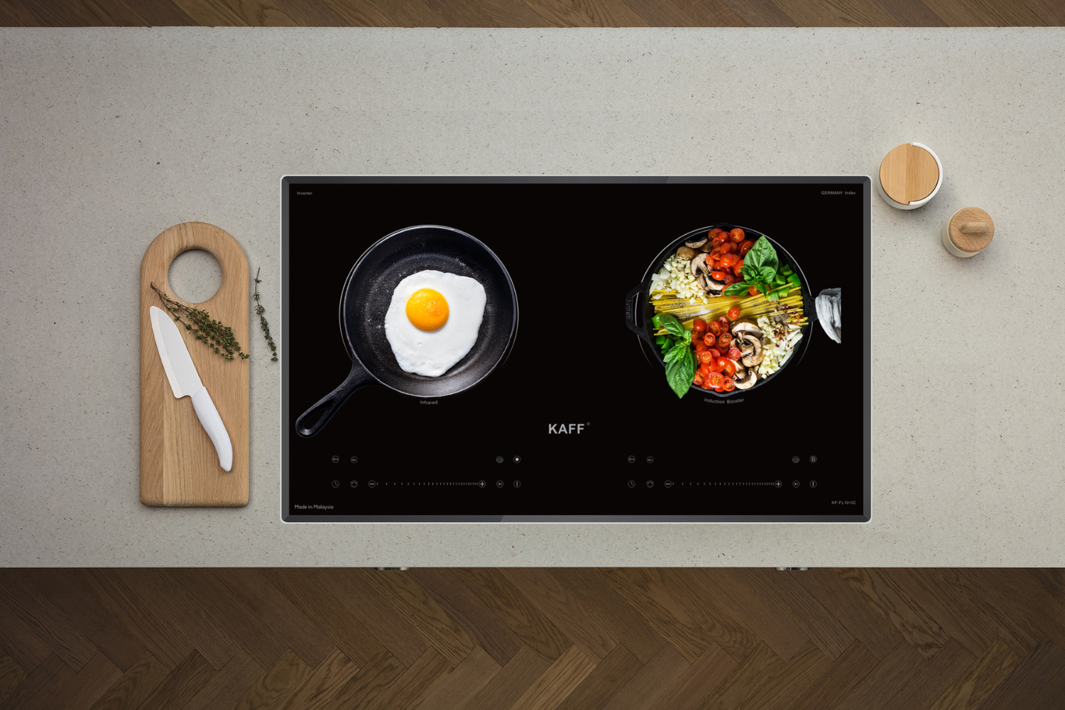Bếp điện từ KAFF KF-FL101IC mang đến giải pháp nấu nướng linh hoạt